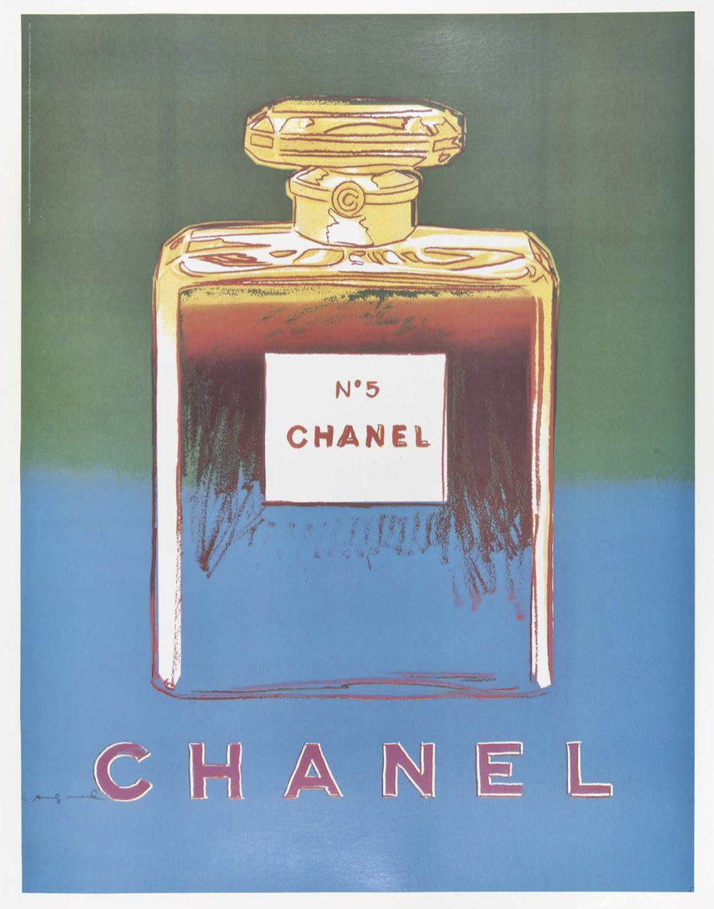Chanel Ads Blue-Green