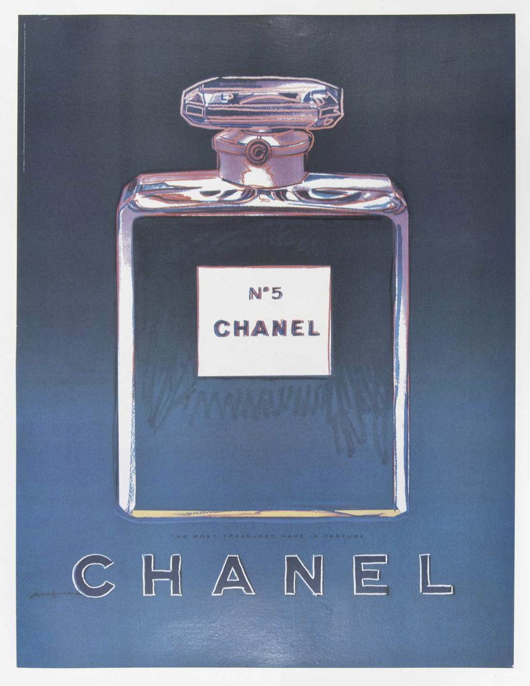 Warhol Chanel Ads Blue
