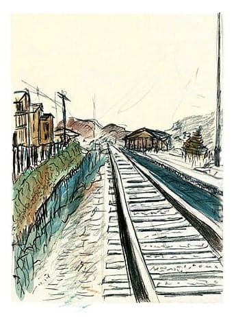 Dylan Train Tracks white from the 