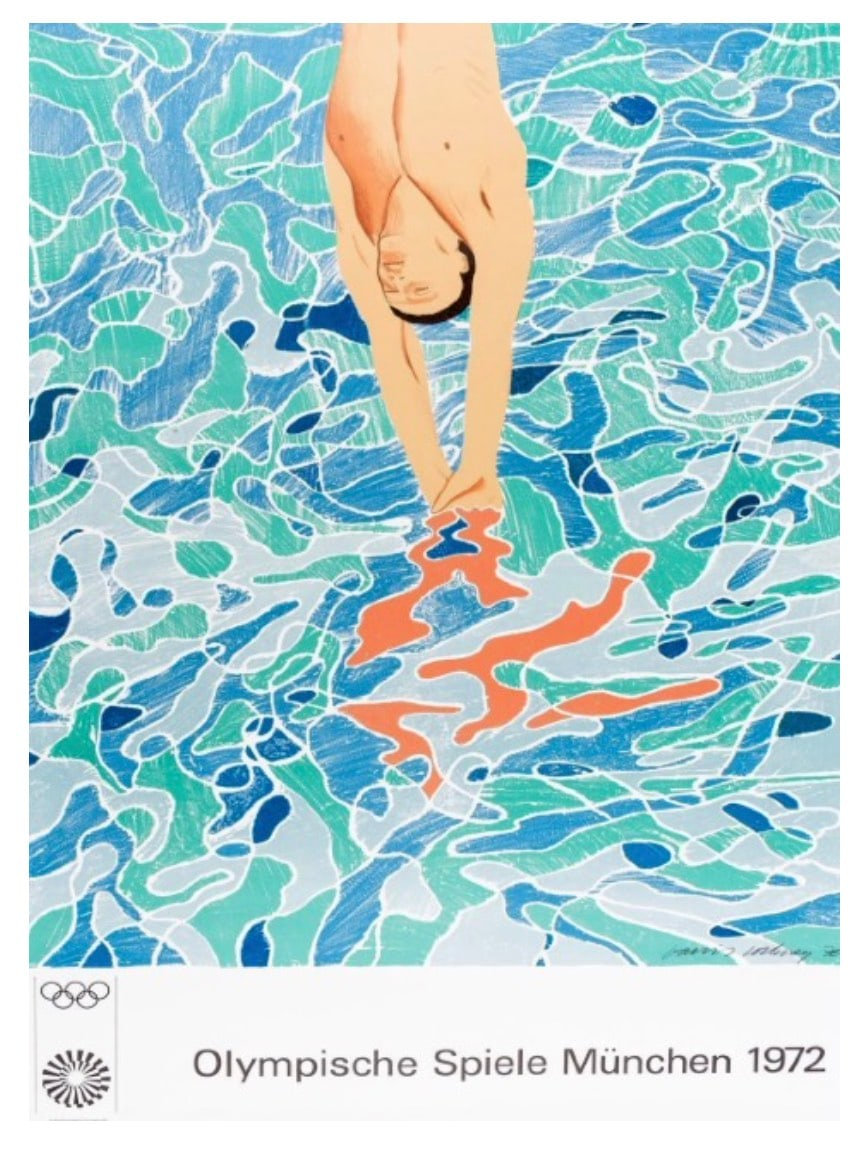 Hockney The Diver - Olympische Spiele 