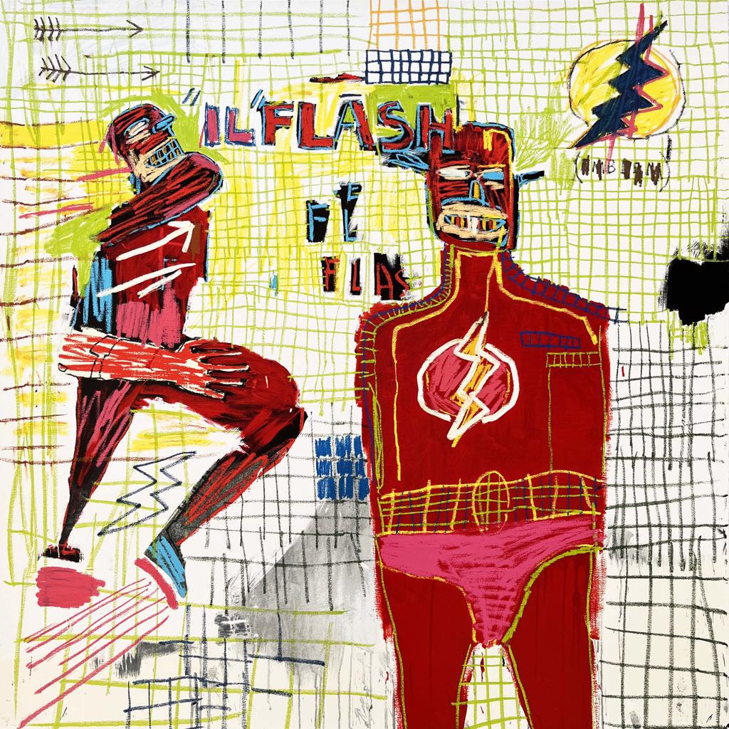 Michel Basquiat Flash in Naples