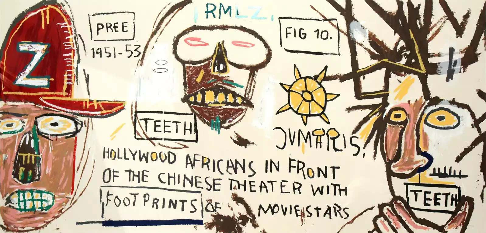 Michel Basquiat Hollywood Africans