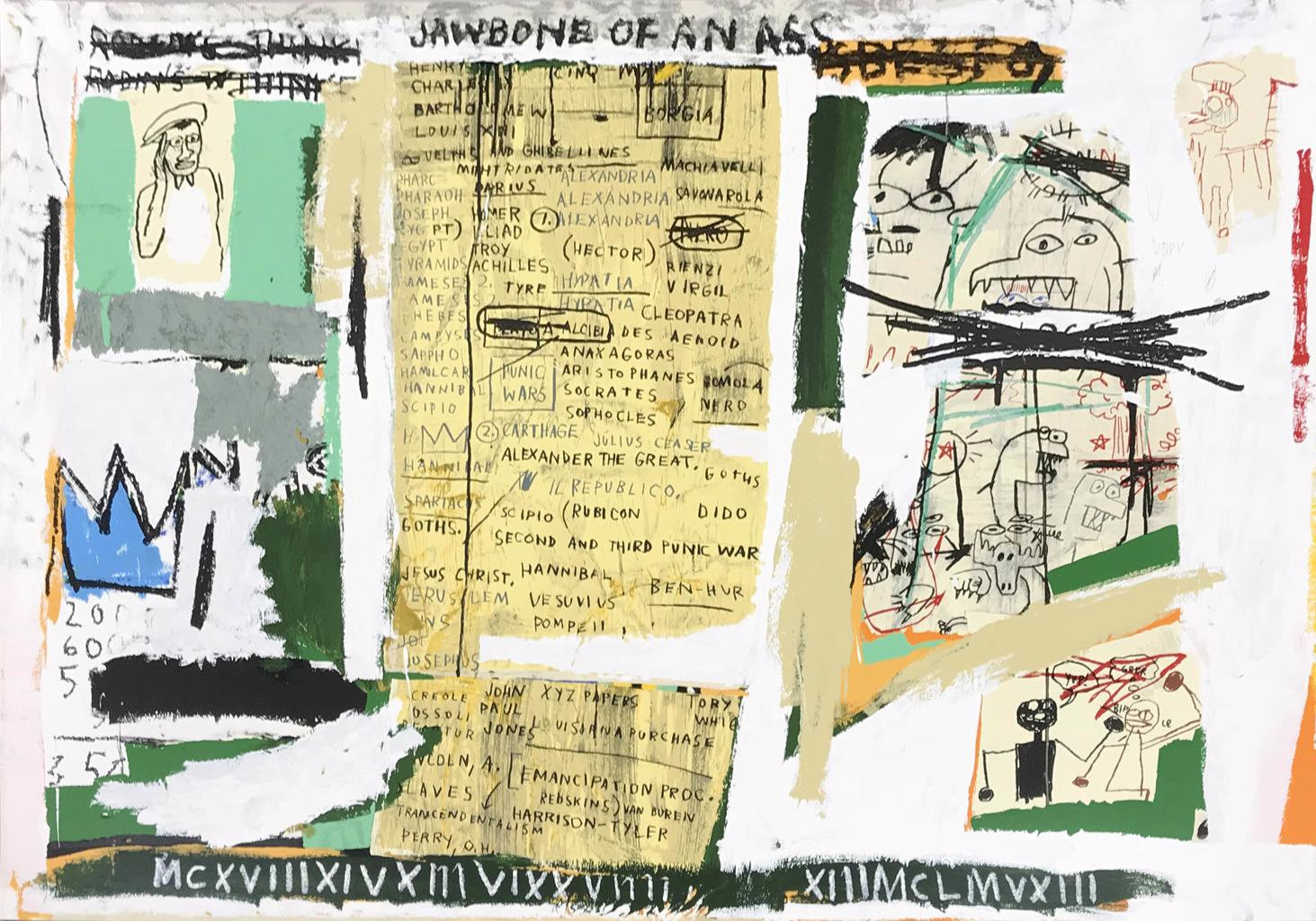 Michel Basquiat Jawbone of an Ass