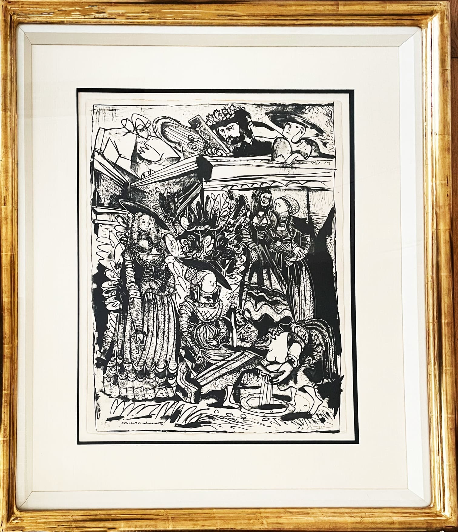 Picasso David and Bathsheba After Luc