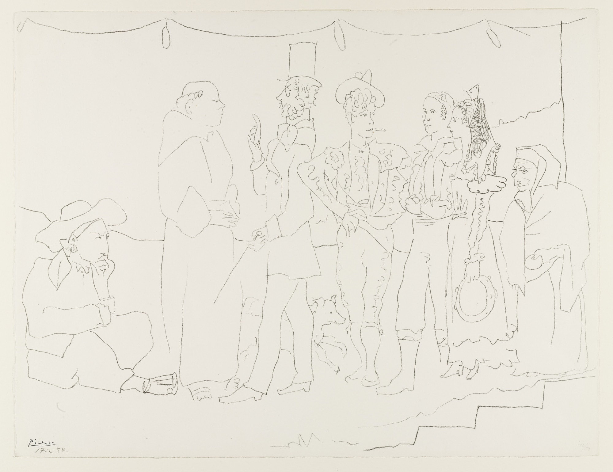 Picasso Troupe dActeurs s.9529