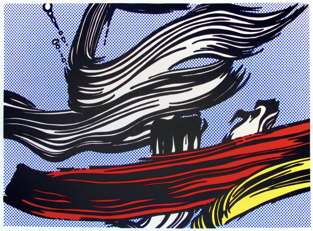 Lichtenstein Brushstrokes