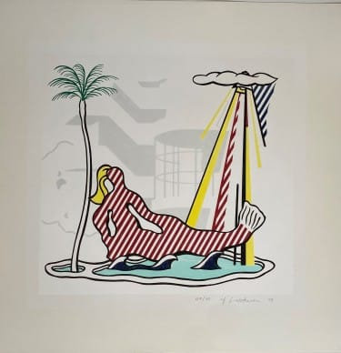 Lichtenstein Mermaid from Surrealist Series
