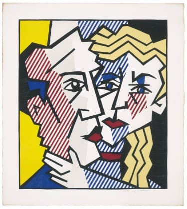 Lichtenstein The Couple from Expressionist