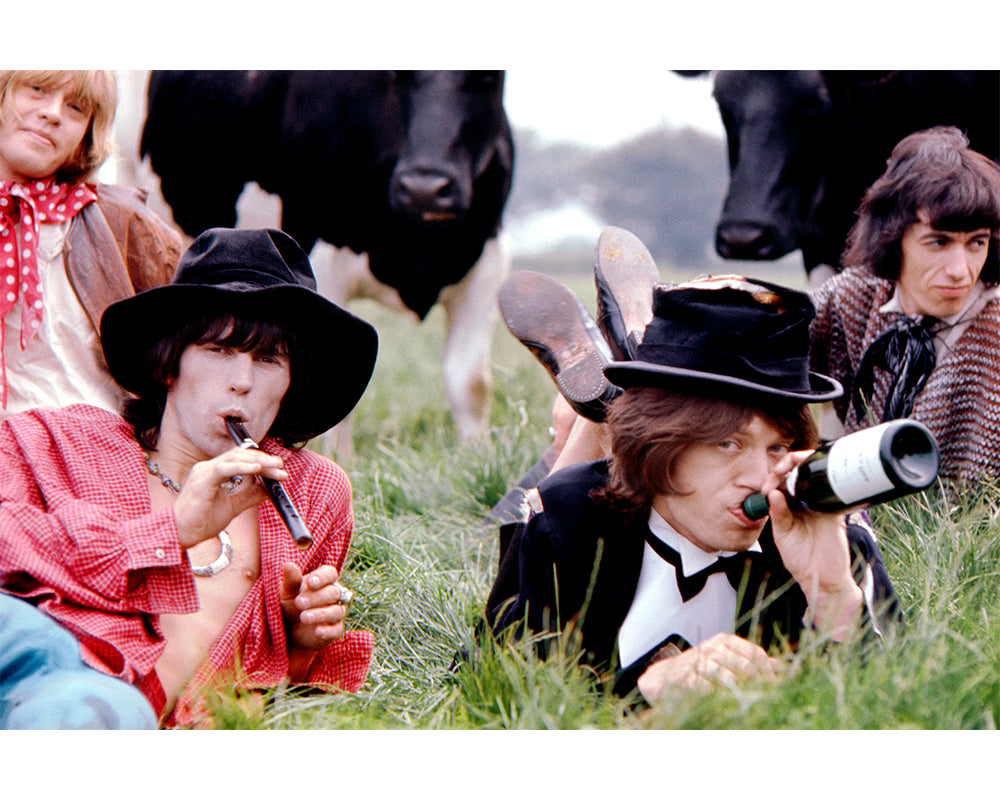 Mick and Keith Drinking, 1968