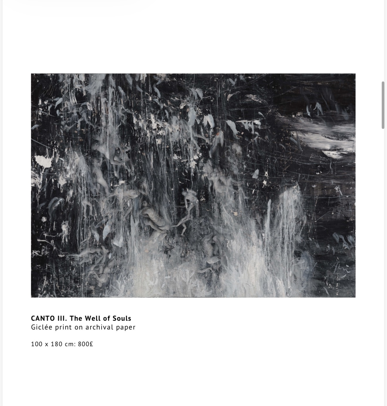 CANTO VII/VIII. The Wrathful and Lazy — Giclée Print